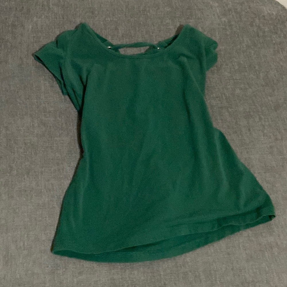 Green Patty Boutik lace up style in the upper back